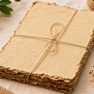 handmade watercolor paper sheets with deckle edges vintage cotton paper for painting and calligraphy