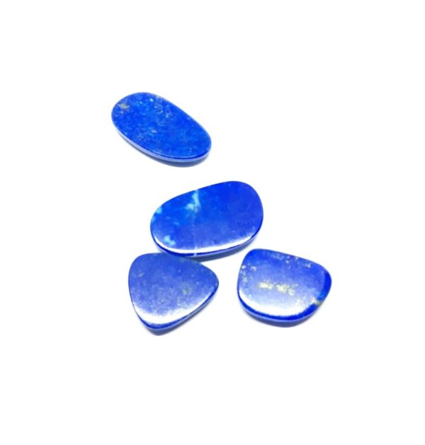 Natural Lapis Lazuli 4 pcs Mix Shape Cabochons Gemstone Use For Jewelry Making - Image 4