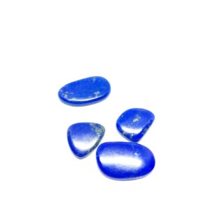 Natural Lapis Lazuli 4 pcs Mix Shape Cabochons Gemstone Use For Jewelry Making