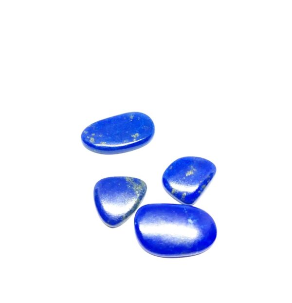 Natural Lapis Lazuli 4 pcs Mix Shape Cabochons Gemstone Use For Jewelry Making