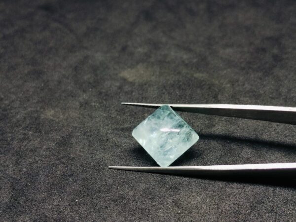 Natural Aquamarine Square Cabochon Gemstone 11.90 cts 12.5x13.5x7 mm Pendant Ring stone - Image 3