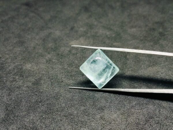 Natural Aquamarine Square Cabochon Gemstone 11.90 cts 12.5x13.5x7 mm Pendant Ring stone - Image 5