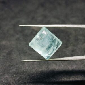 Natural Aquamarine Square Cabochon Gemstone 11.90 cts 12.5x13.5x7 mm Pendant Ring stone