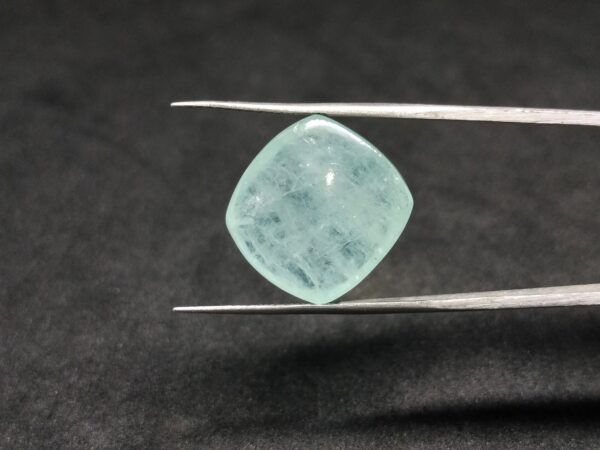 Natural Aquamarine Square Cabochon Gemstone 16.50 cts 15x16x7 mm Pendant Ring stone