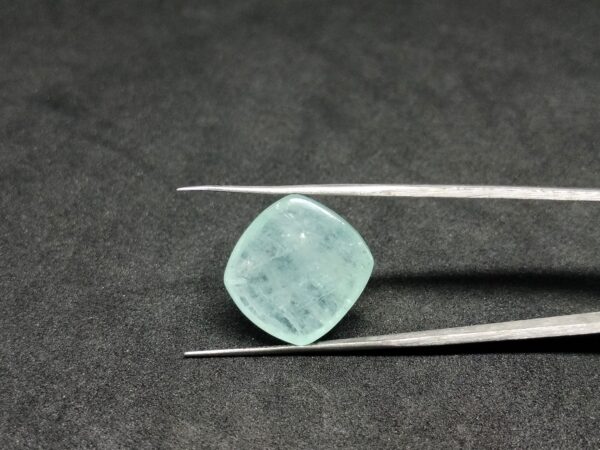 Natural Aquamarine Square Cabochon Gemstone 16.50 cts 15x16x7 mm Pendant Ring stone - Image 3