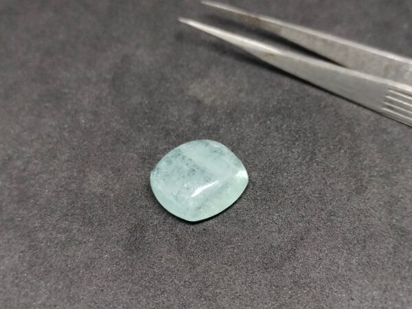 Natural Aquamarine Square Cabochon Gemstone 16.50 cts 15x16x7 mm Pendant Ring stone - Image 5