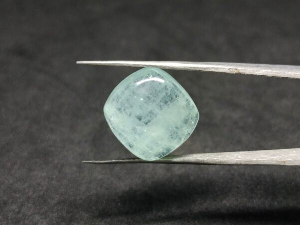 Natural Aquamarine Square Cabochon Gemstone 16.50 cts 15x16x7 mm Pendant Ring stone - Image 6