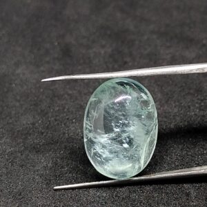 Natural Aquamarine Oval Cabochon Gemstone 8.55 cts 11x15.5x6 mm Pendant Ring stone