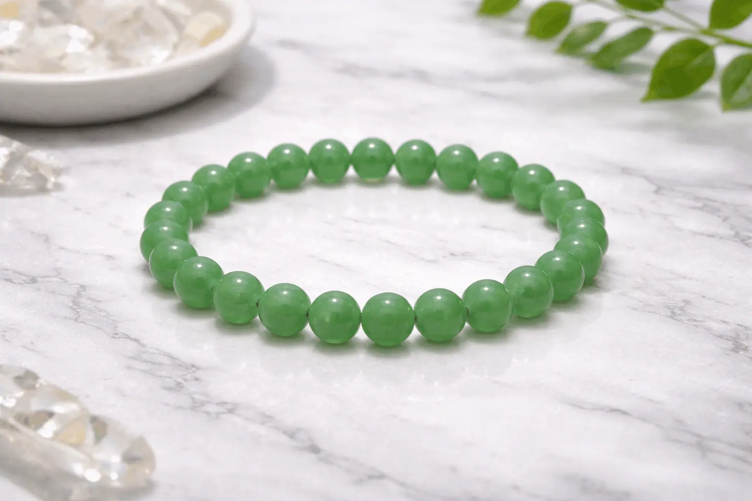 Natural Green Aventurine Crystal Bracelet