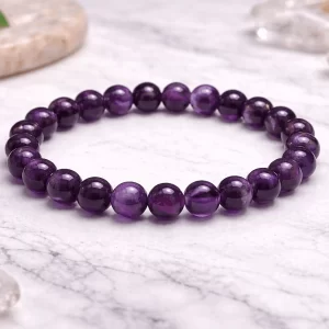Natural Amethyst Crystal Bracelet