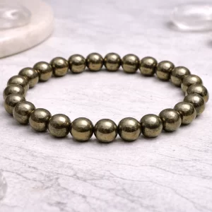 Natural Pyrite Crystal Bracelet