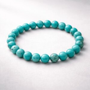 Natural turquoise stone beaded bracelet