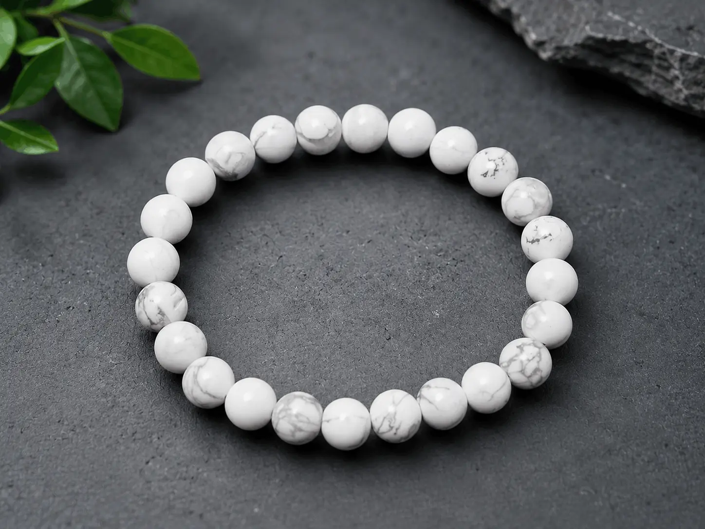 Natural Howlite Crystal Bracelet