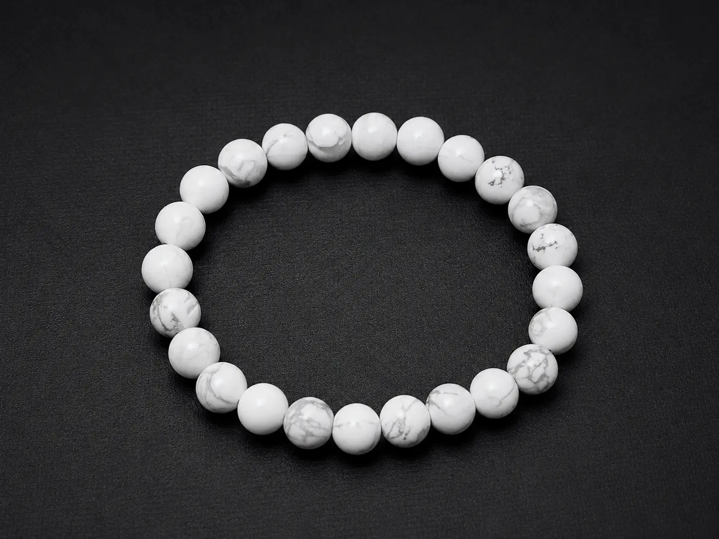 Natural Howlite Crystal Bracelet - Image 2